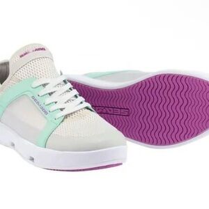 Sea-Doo Women's Sneakers - White, Mint, and Purple